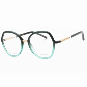 Carolina Herrera Women's Eyeglasses - Green Teal Full Rim Frame | HER 0080 0601 00