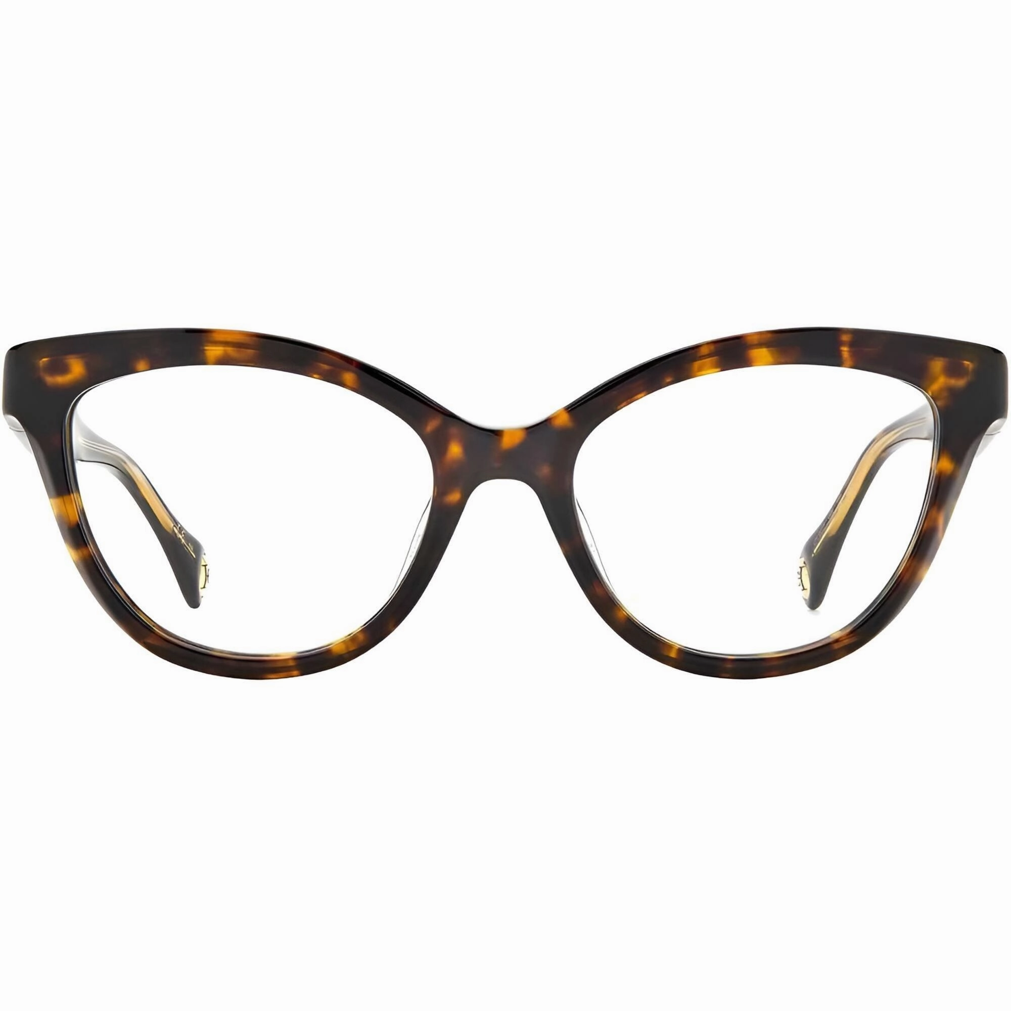 Carolina Herrera Women's Eyeglasses - Havana Plastic Frame Demo Lens | CH 0017 86