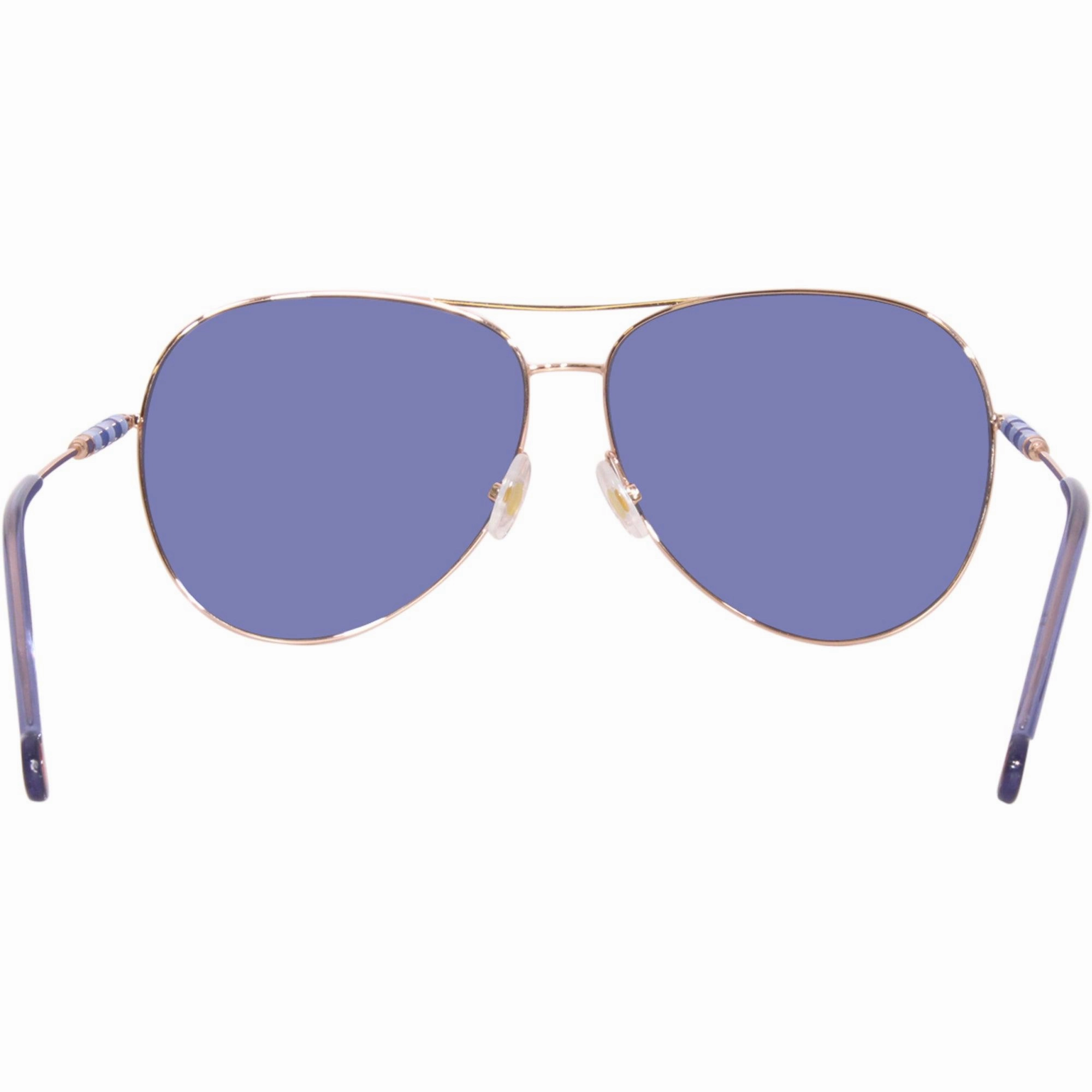 Carolina Herrera Women's Sunglasses - Blue Lens Gold Copper Frame | CH 0034/S 0DDB
