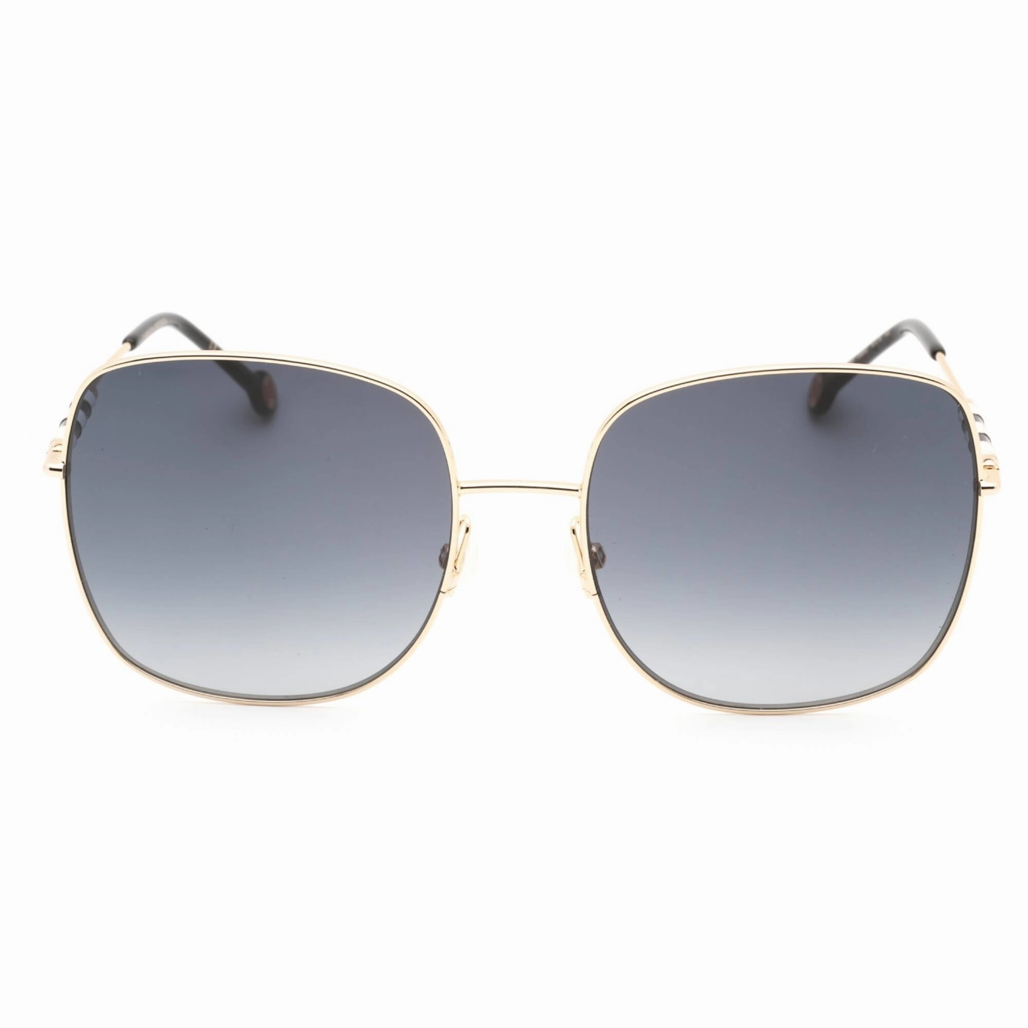 Carolina Herrera Women's Sunglasses - Gold Metal Square Frame | CH 0035/S 0J5G 9O