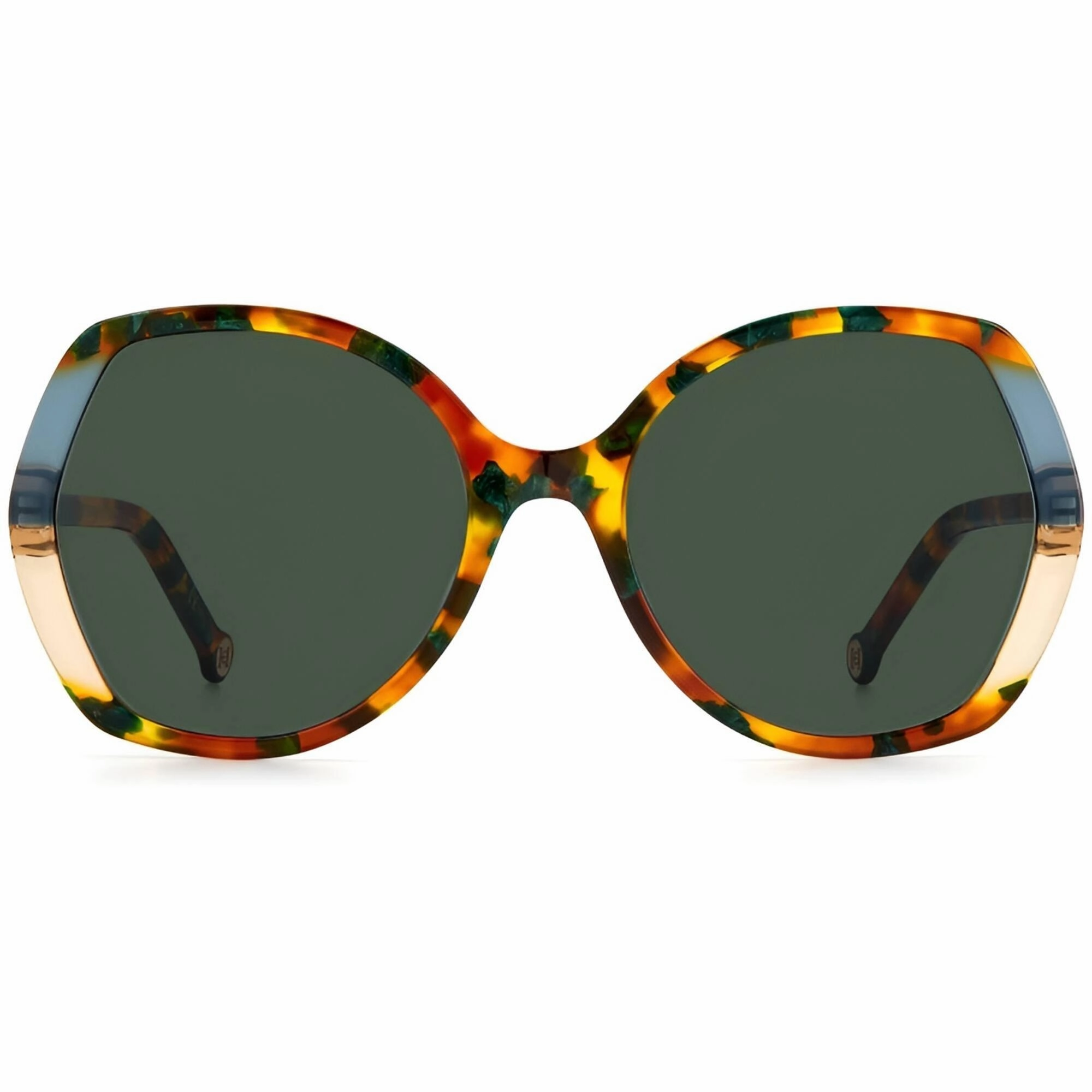 Carolina Herrera Women's Sunglasses - Green Havana Butterfly Frame | CH 0051/S 0YJE