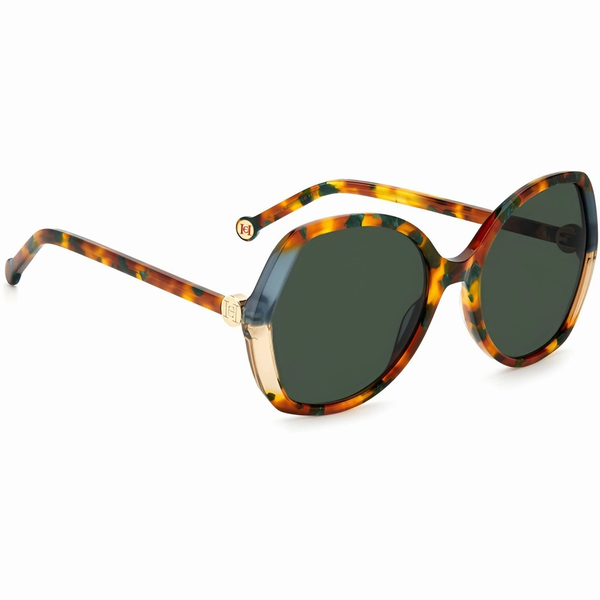 Carolina Herrera Women's Sunglasses - Green Havana Butterfly Frame | CH 0051/S 0YJE
