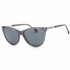 Carolina Herrera Women's Sunglasses - Grey Violet Cat Eye Frame | HER 0141/S 0ZLP IR