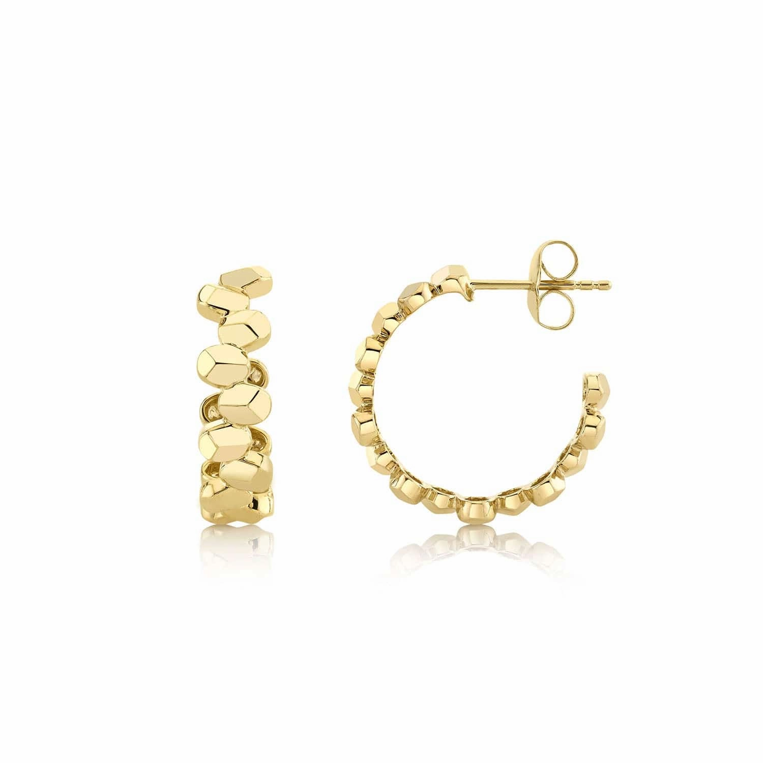 Carve Small Repeat Shape Hoops ER466YG
