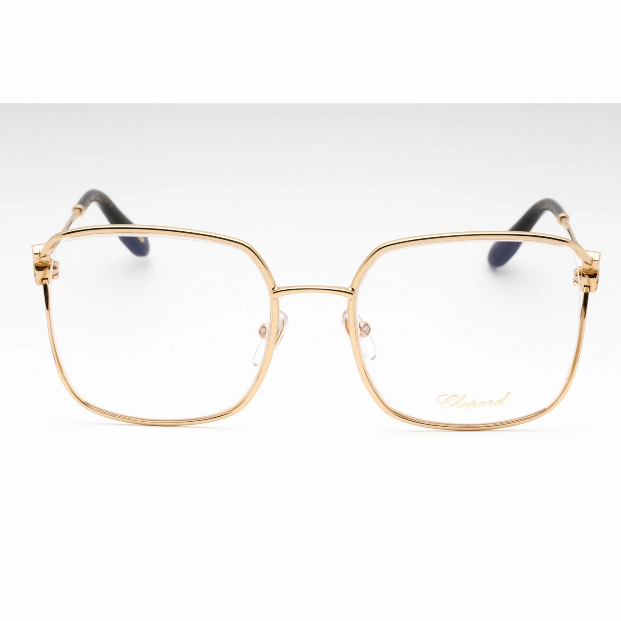 Chopard Women's Eyeglasses - Shiny Gold Metal Butterfly Full Rim Frame | VCHG29S 0300