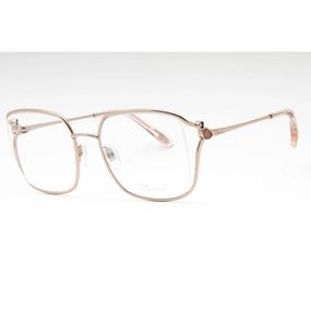 Chopard Women's Eyeglasses - Shiny Red Gold Metal Butterfly Shape Frame| VCHG29S 0A39