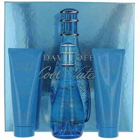 Davidoff Women's Gift Set - Cool Water Invigorating Fusion Feminine Scent, 3 Piece