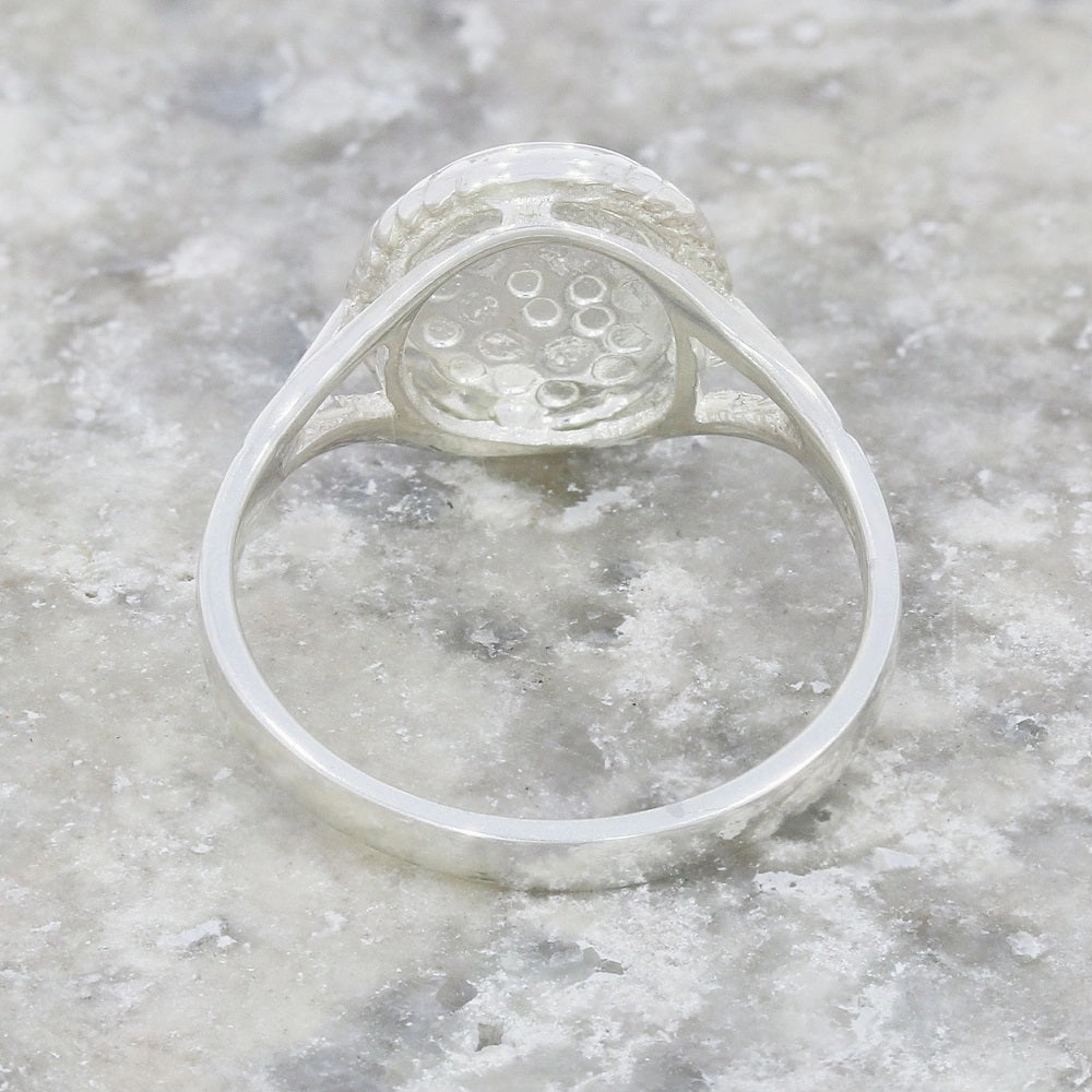 Derbyshire Blue John Sterling Silver Ring