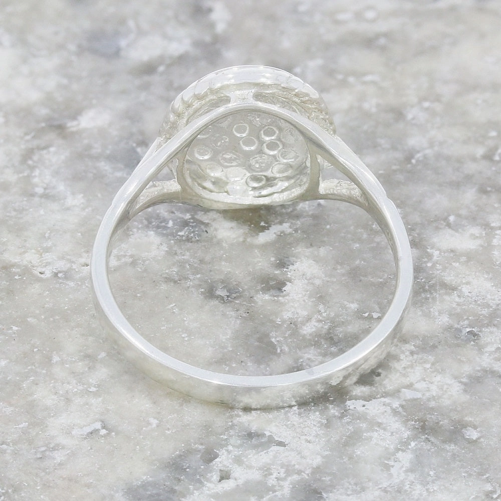Derbyshire Blue John Sterling Silver Ring
