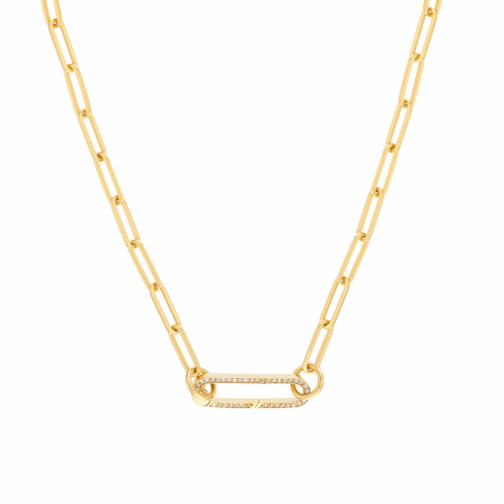 Diamond Designer Push Clasp