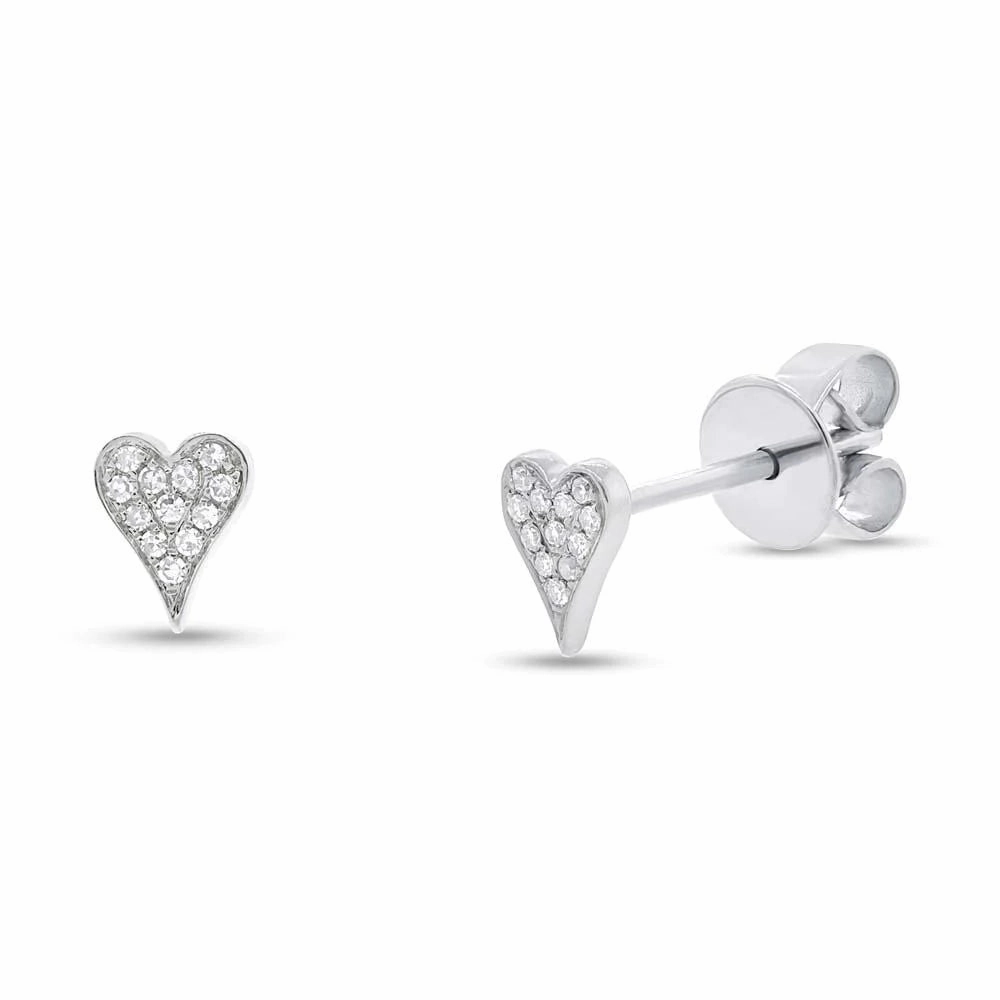 Diamond Heart Earrings 4690124