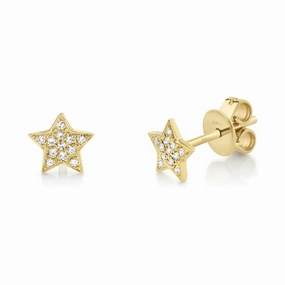 Diamond Star Earrings 4690112