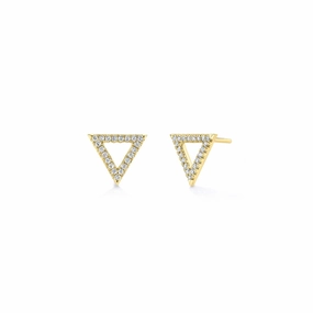 Diamond Triangle Earrings ER279WG
