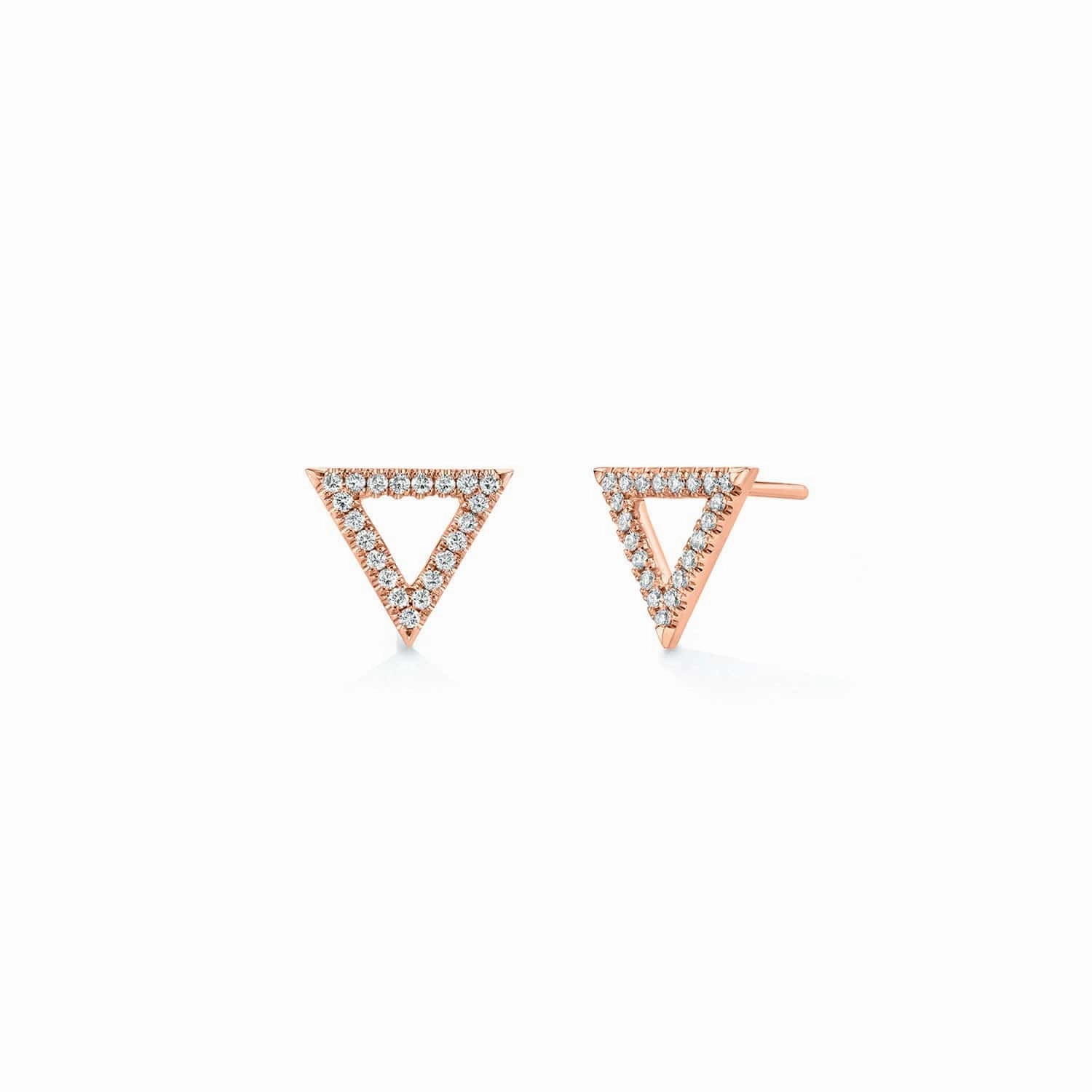Diamond Triangle Earrings ER279WG