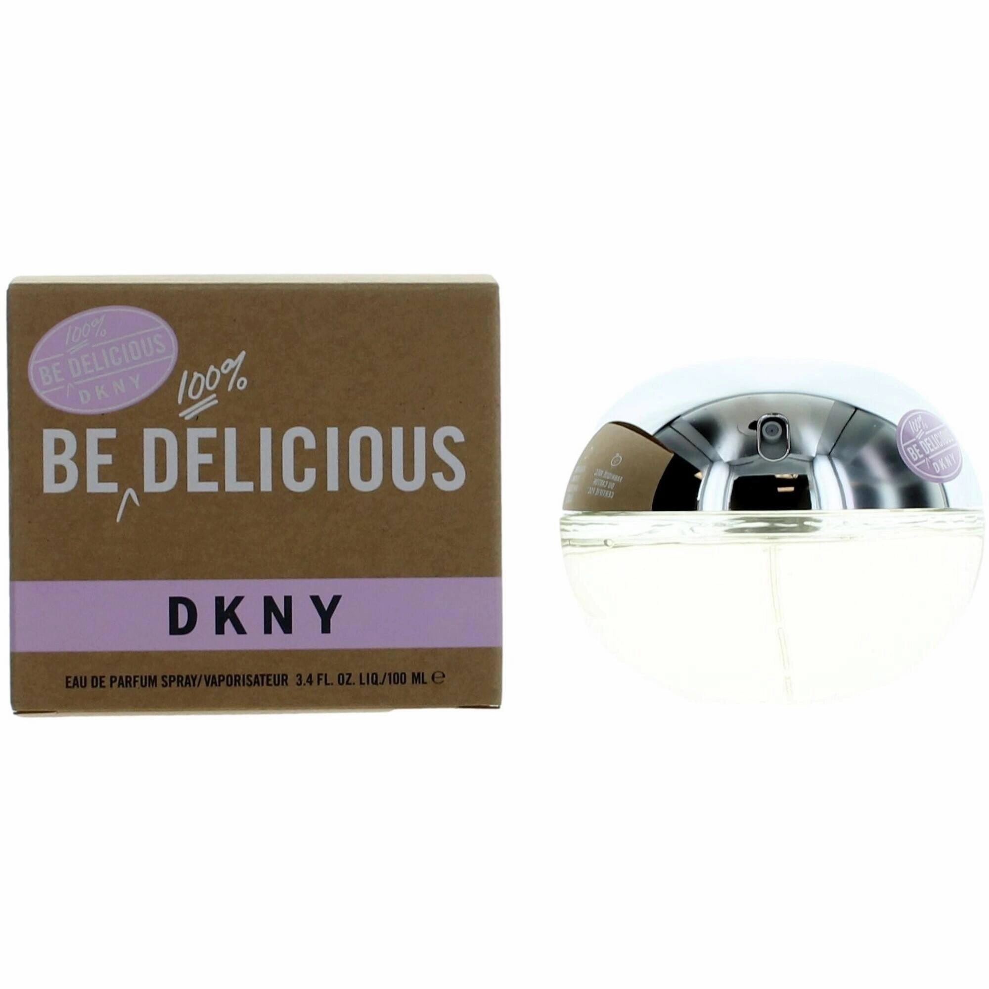 Donna Karan Women's Eau de Parfum Spray - Be 100 pct Delicious DKNY, 3.4 oz