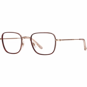 Garrett Leight Women's Eyeglasses - Brick-Rose Gold-Nude Square | PRESTON BRI-RG-NU
