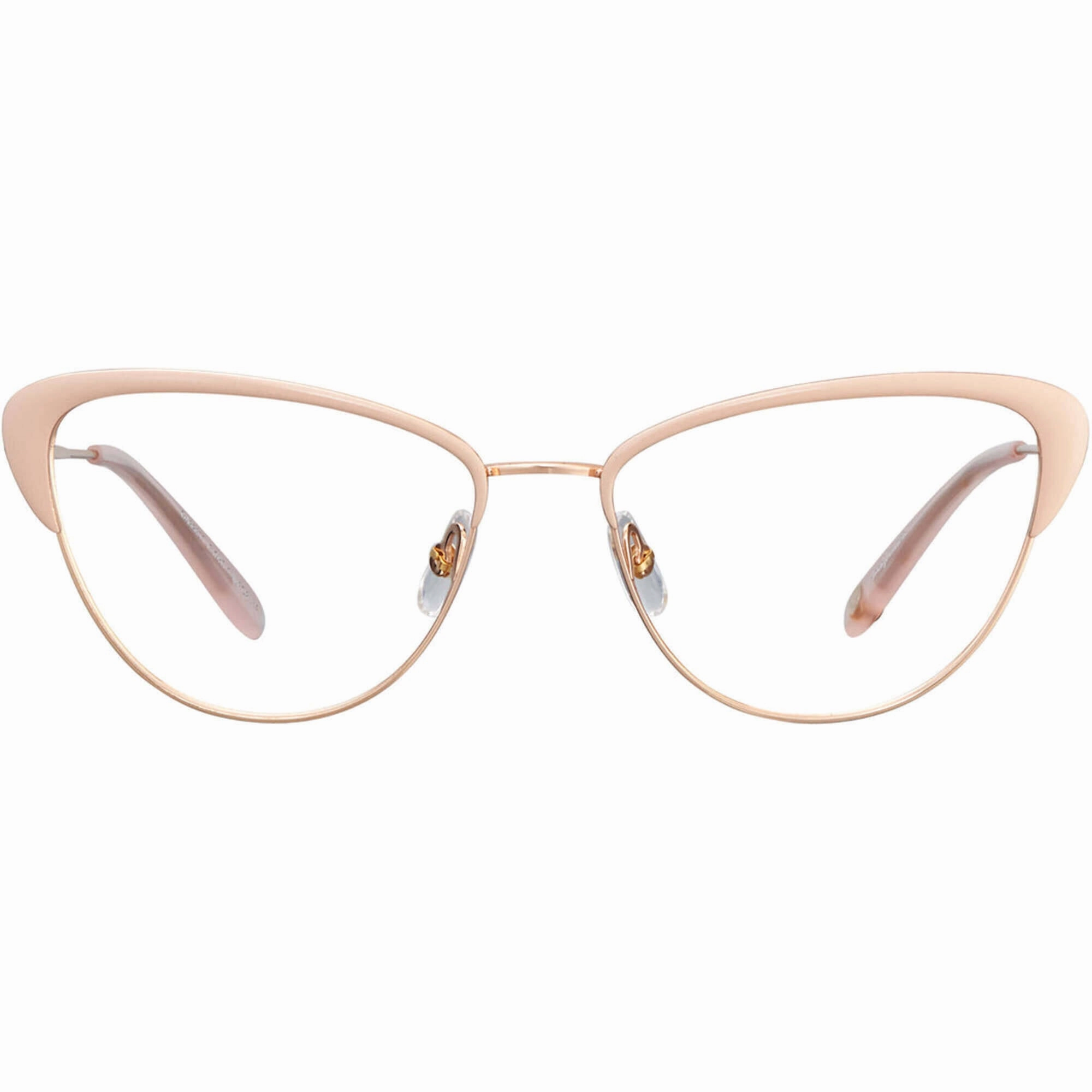 Garrett Leight Women's Eyeglasses - Rose Gold-Pink Blush Cat Eye Frame | VISTA RG-PBL