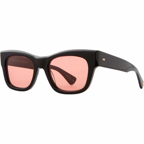 Garrett Leight Women's Sunglasses - Black Acetate Cat Eye Full Rim Frame | WOZ BK/SWTR