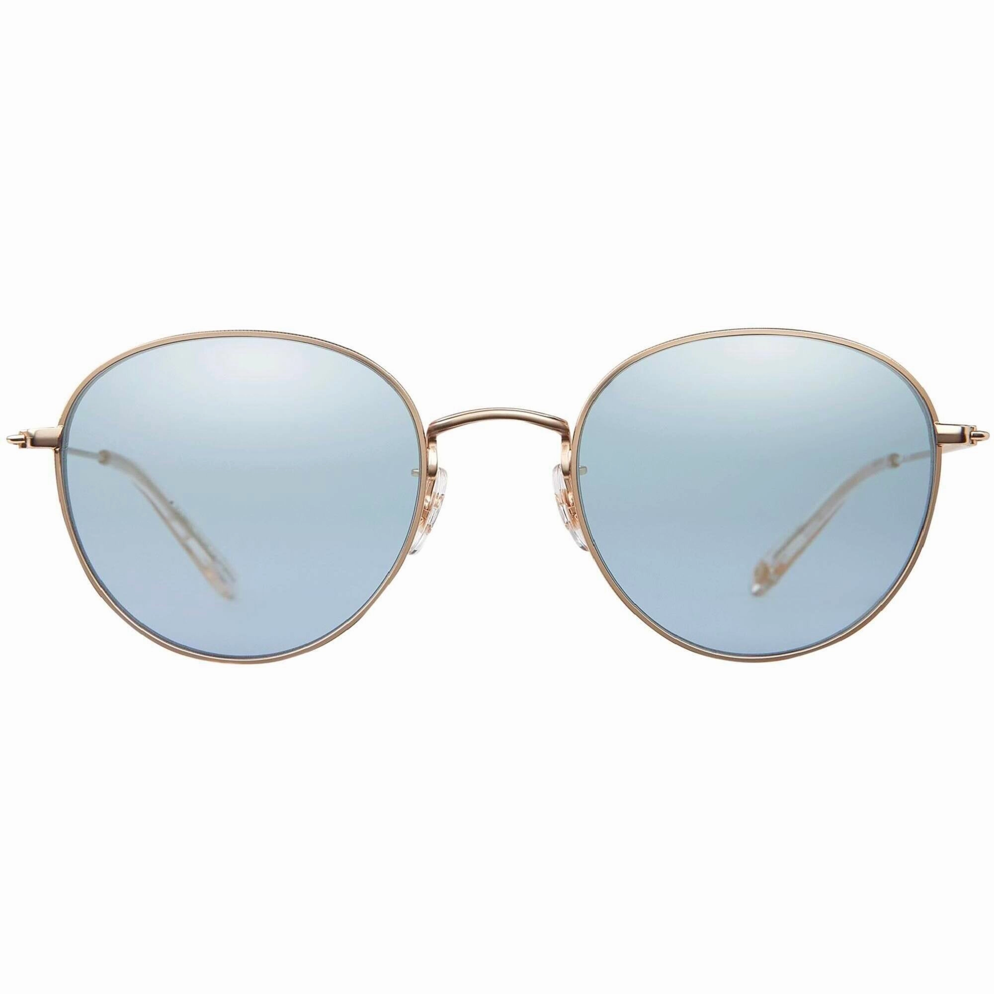 Garrett Leight Women's Sunglasses - Gold-Prosecco Round Frame | PALOMA MG-PRO/SFSKLM