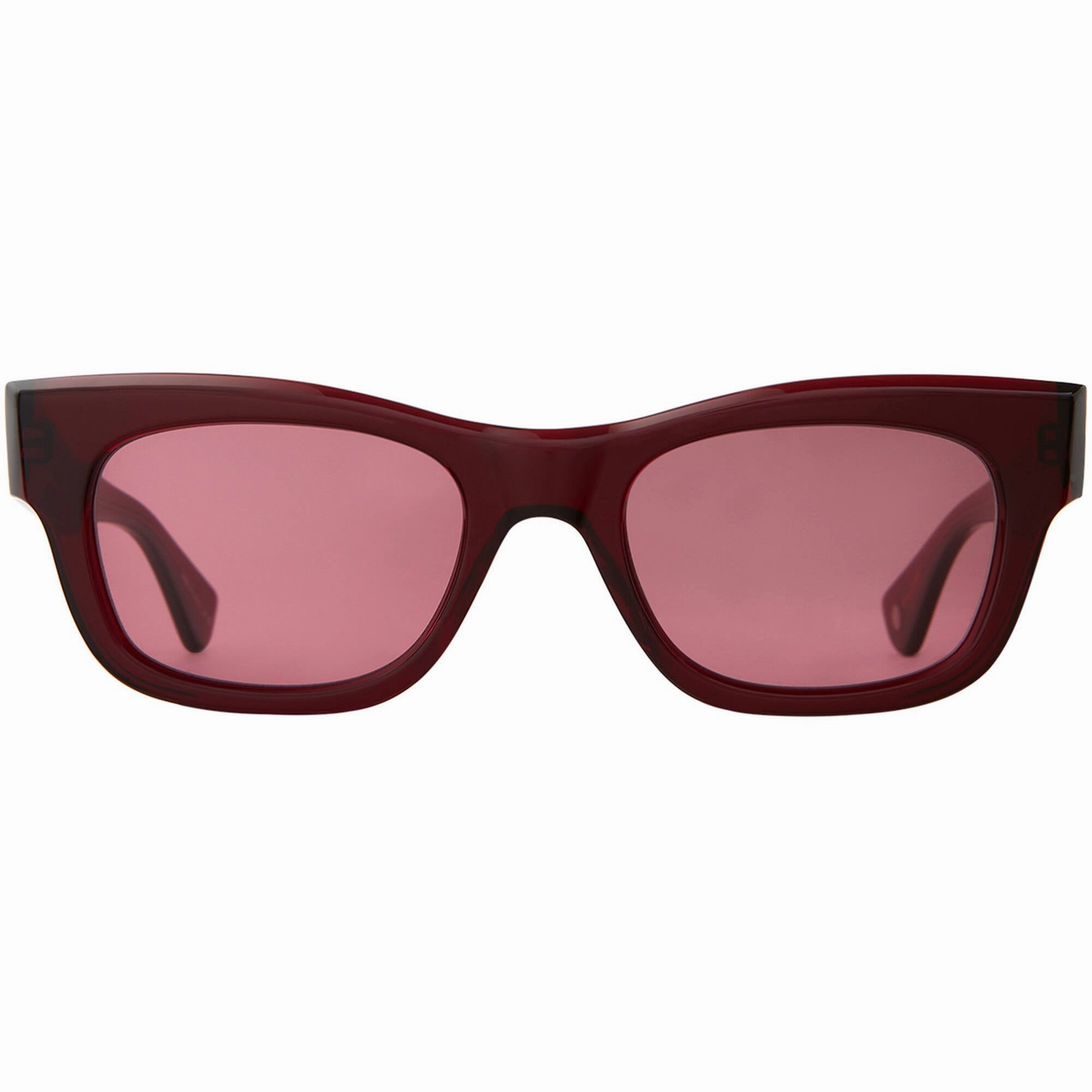 Garrett Leight Women's Sunglasses - Merlot Acetate Cat Eye Full Rim Frame | WOZ MER/LI