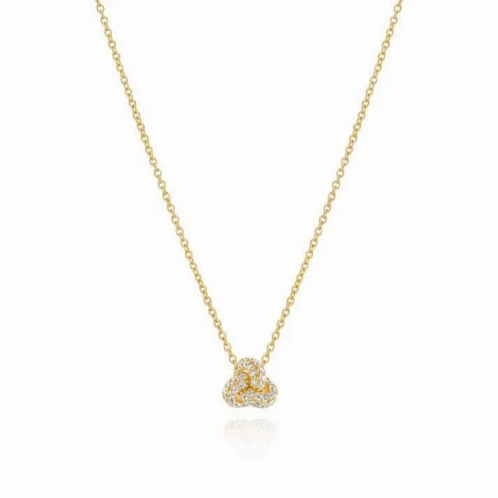 Gold Plated Imperia Piccolo Necklace SJ-N10751-CZ-YG Sif Jakobs Jewellery