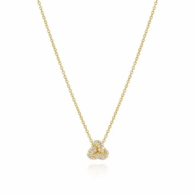 Gold Plated Imperia Piccolo Necklace SJ-N10751-CZ-YG Sif Jakobs Jewellery