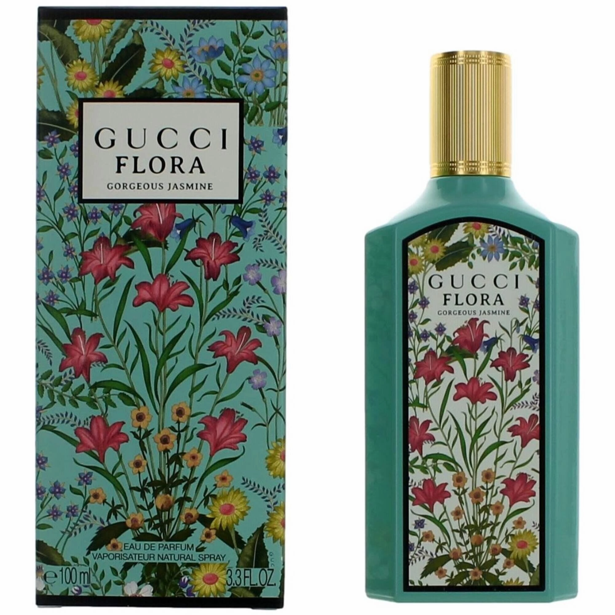 Gucci Women's Eau De Parfum Spray - Flora Gorgeous Jasmine Sophisticated, 3.3 oz