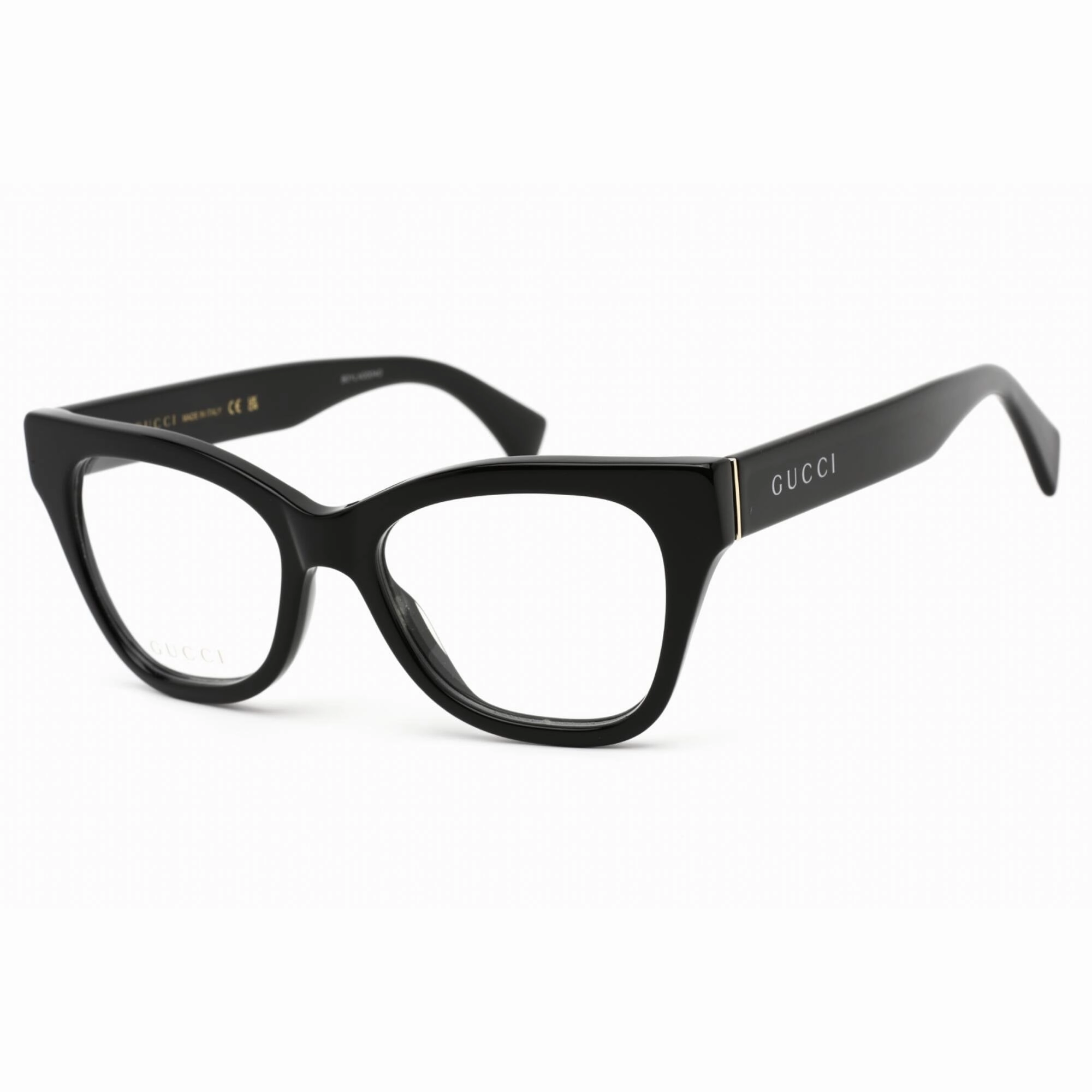Gucci Women's Eyeglasses - Black Plastic Cat Eye Shape Full Rim Frame | GG1133O 001