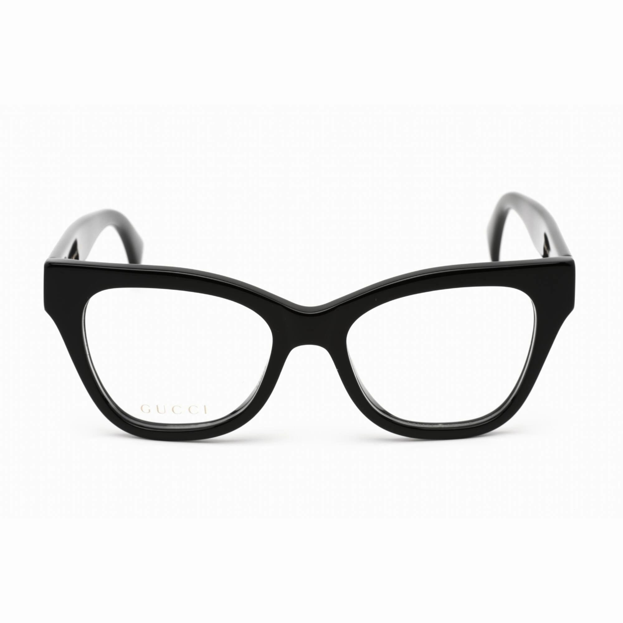 Gucci Women's Eyeglasses - Black Plastic Cat Eye Shape Full Rim Frame | GG1133O 001