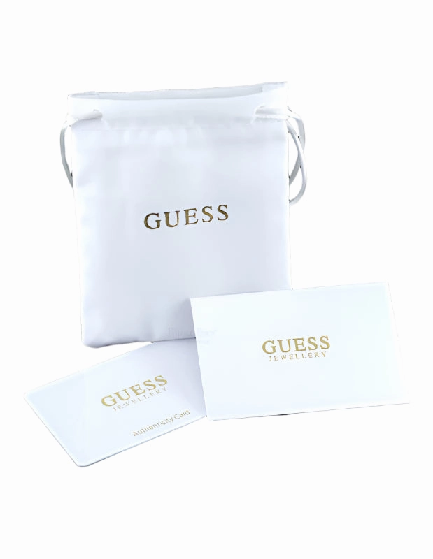 Guess Endless Dream Gold Tone Infinity Stud Earrings UBE03262YG