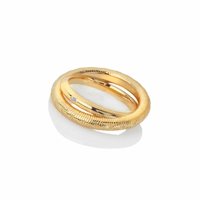 Hot Diamonds X Jac Jossa Spirit Duo Ring DR229/XS
