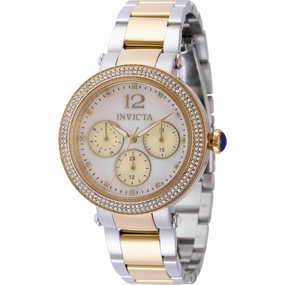 Invicta Women's Watch - Bolt White Mother of Pearl and Gold Dial Bracelet | 44705