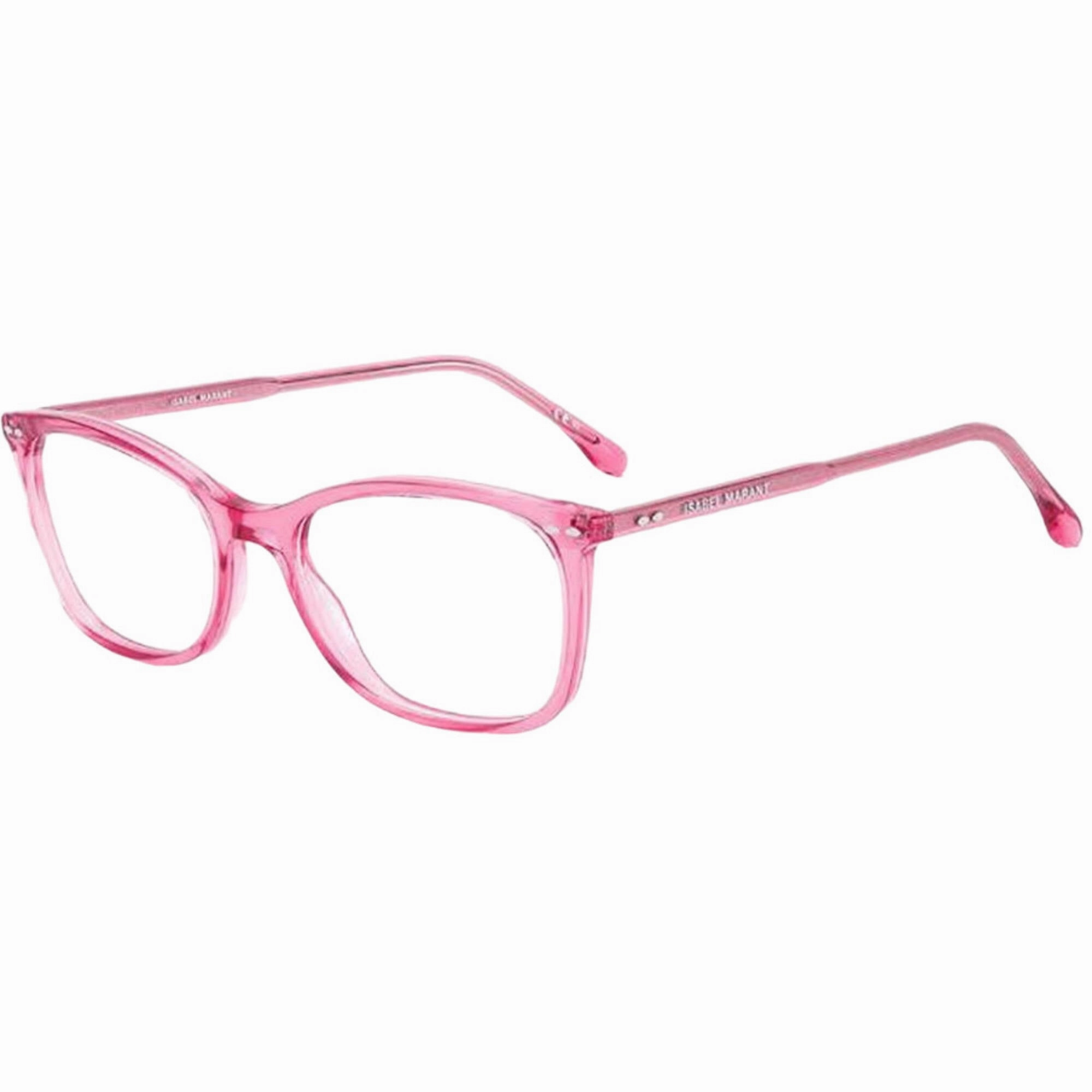 Isabel Marant Women's Eyeglasses - Pink Silver Plastic Frame Demo Lens | IM 0025 TJV