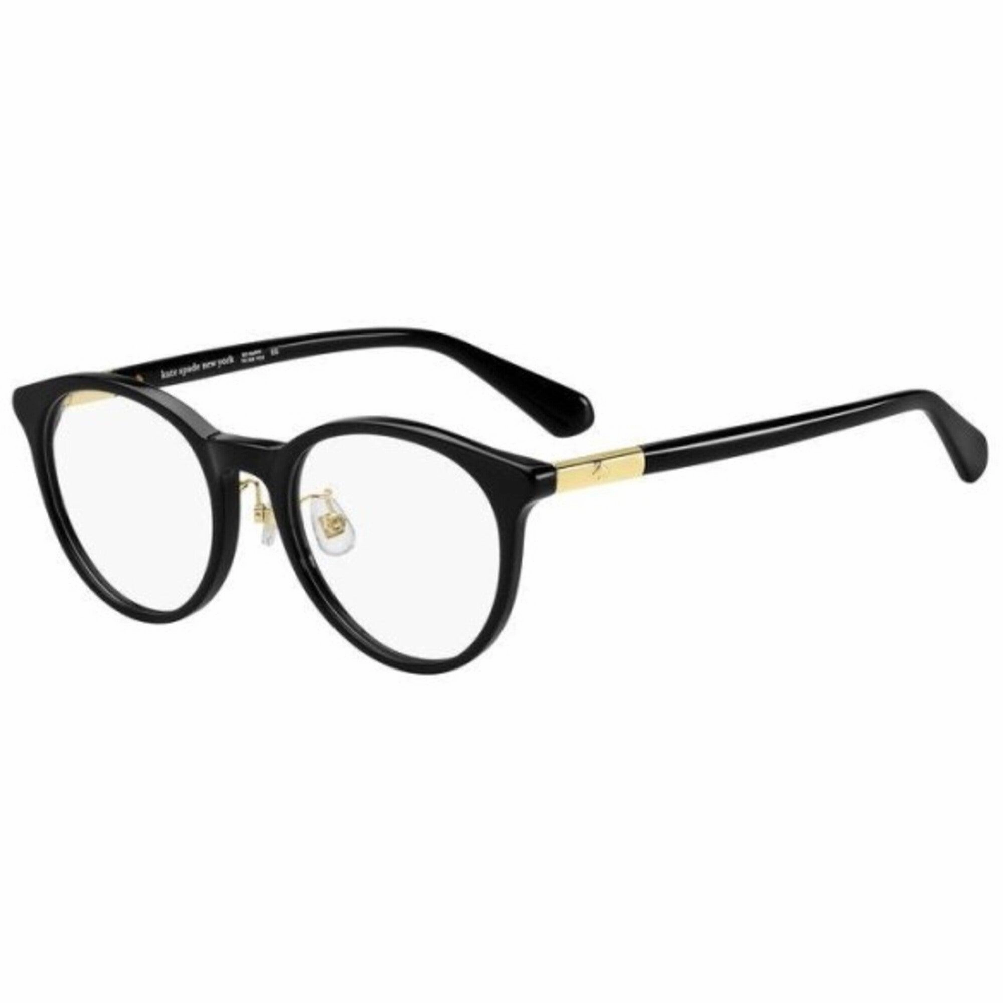 Kate Spade Women's Eyeglasses - Black Plastic Round Frame | KATE SPADE DRYSTALEE/F 807
