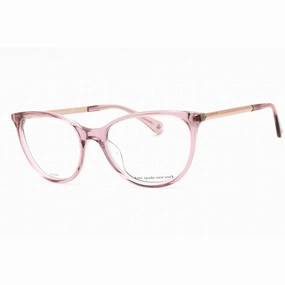 Kate Spade Women's Eyeglasses - Crystal Pink Plastic Cat Eye Frame | KIMBERLEE 3DV