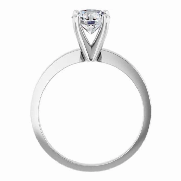 Lab-Grown 1 Carat Solitaire Diamond Ring