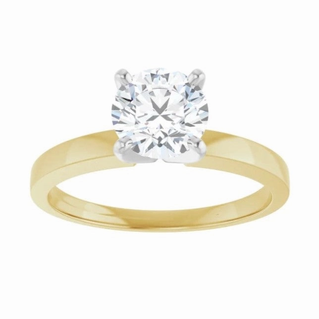 Lab-Grown 1 Carat Solitaire Diamond Ring