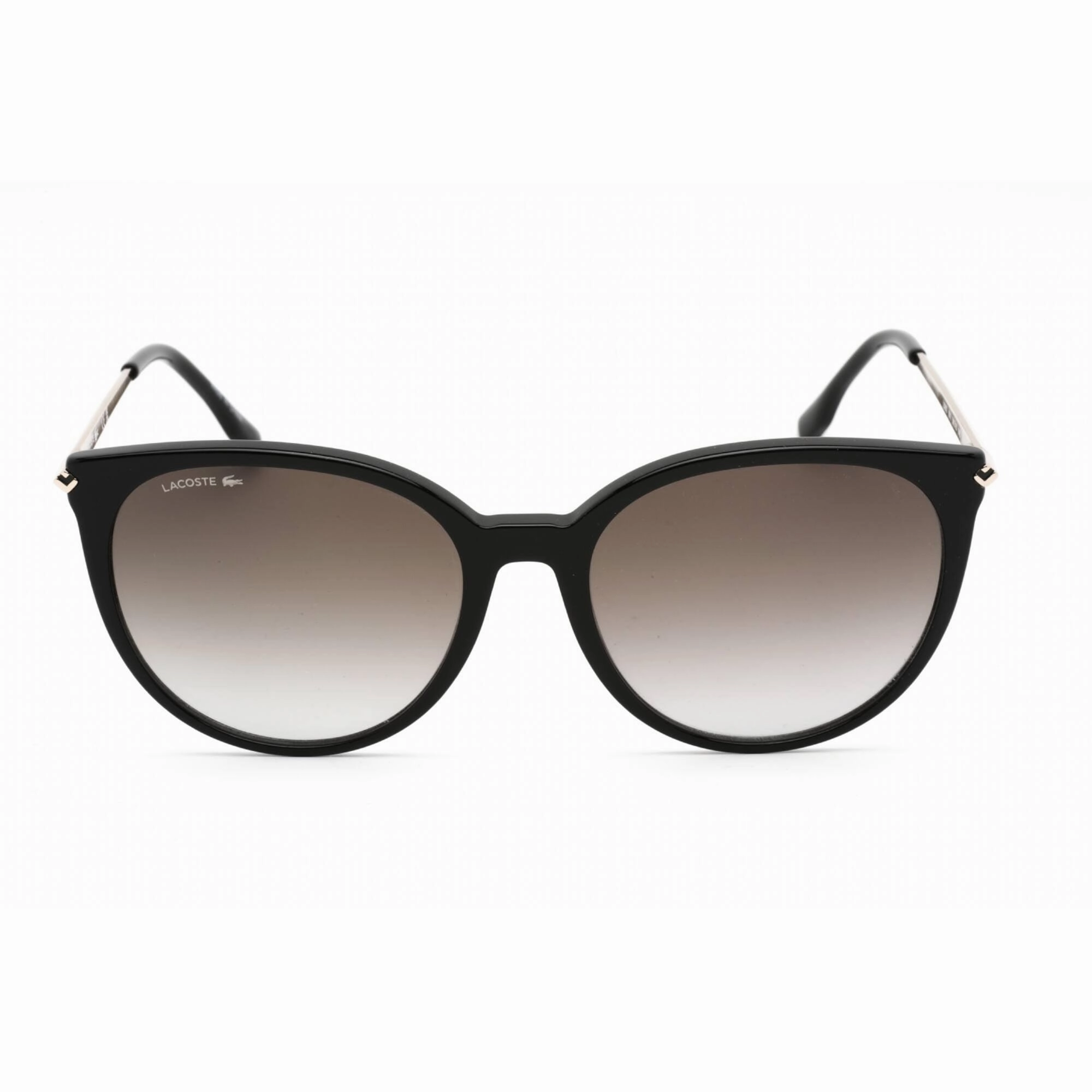 Lacoste Women's Sunglasses - Black Oval Shape Frame Grey Gradient Lens | L928S 001