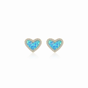 Lafonn Classic Blue Blue Opal Earring E0607BOG00
