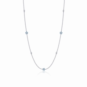 Lafonn Classic Blue Blue Topaz Necklace N0330BTP18