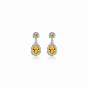 Lafonn Classic Citrine Earring E0590CAP00