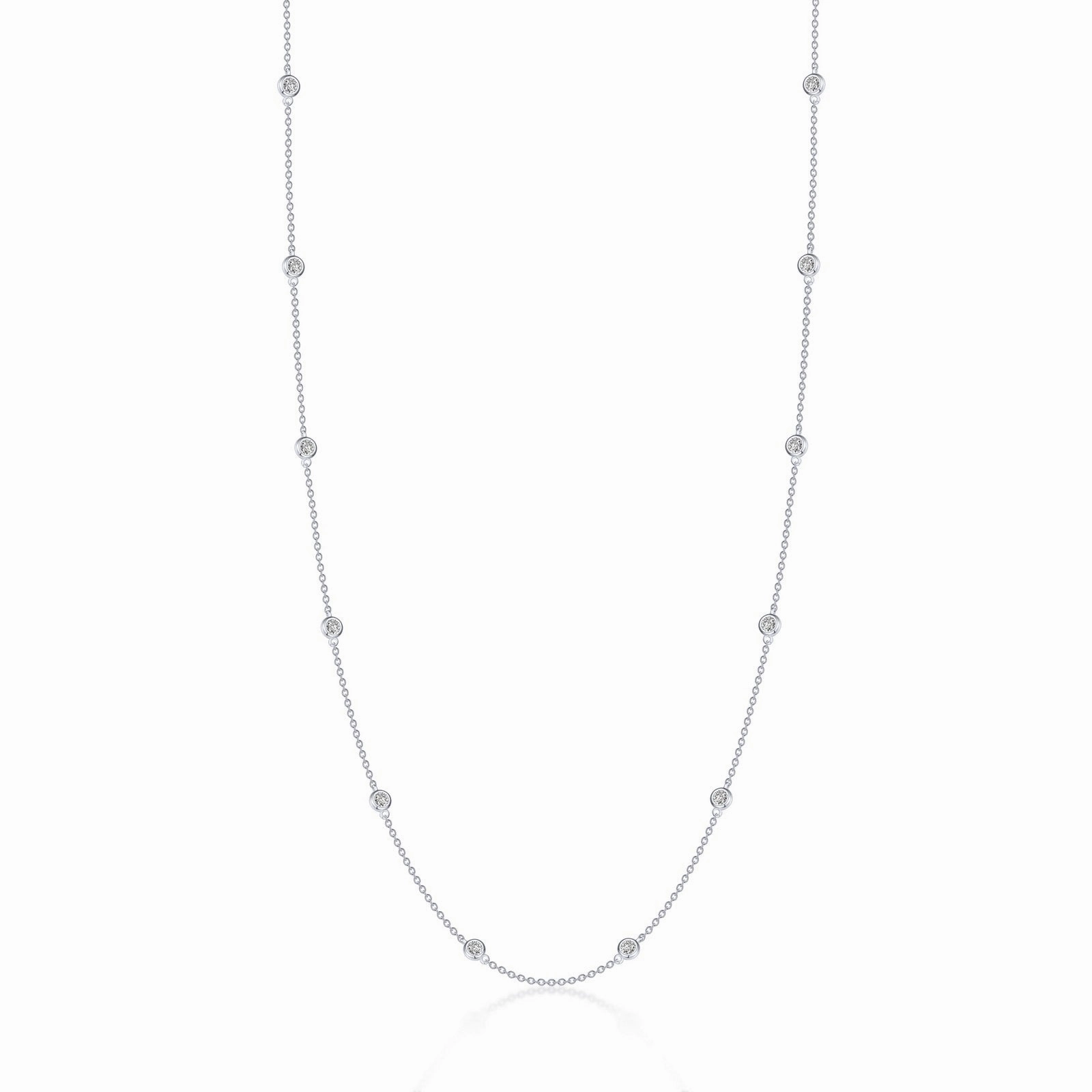 Lafonn Classic Diamond Necklace N0219CLP18