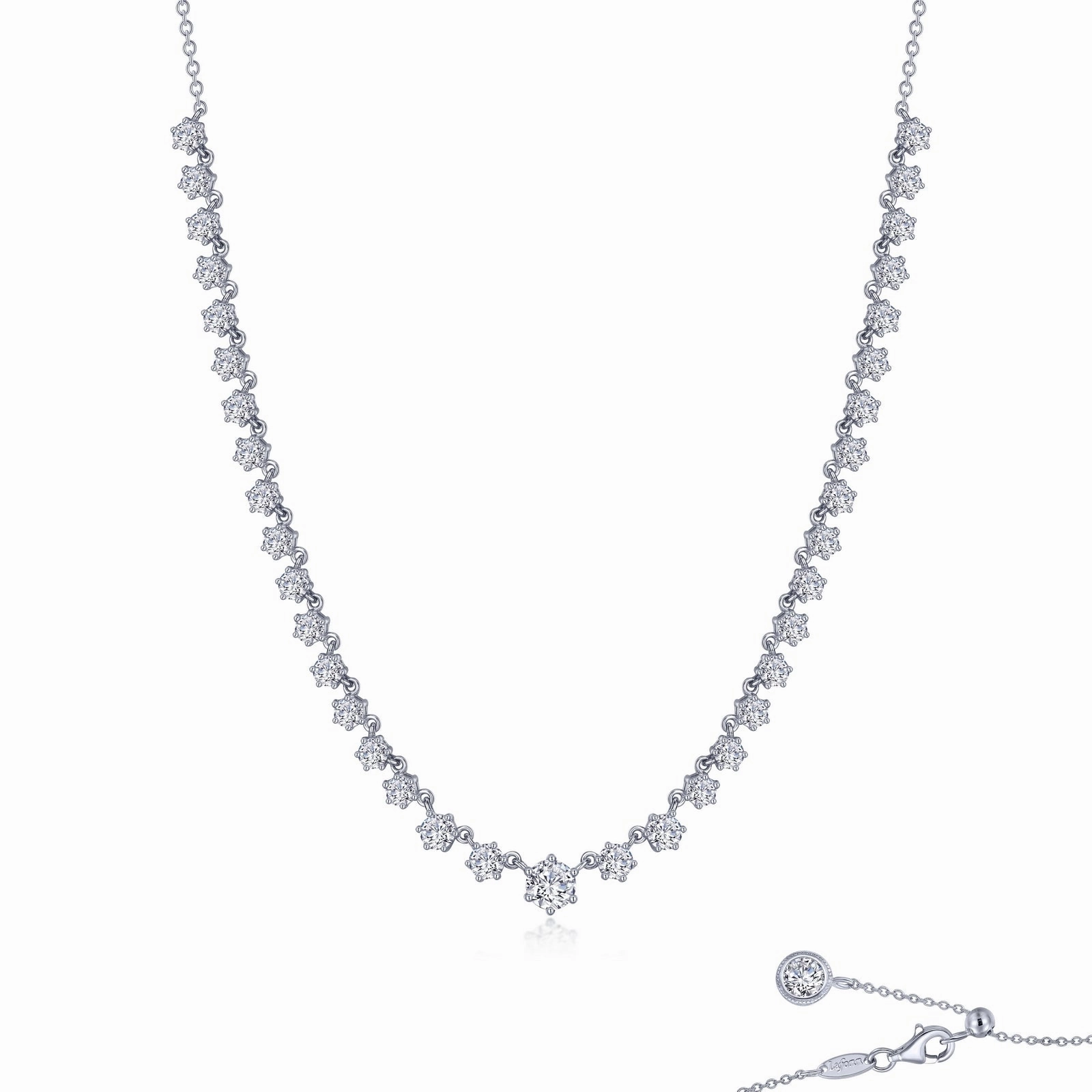 Lafonn Classic Diamond Necklace N0272CLP16