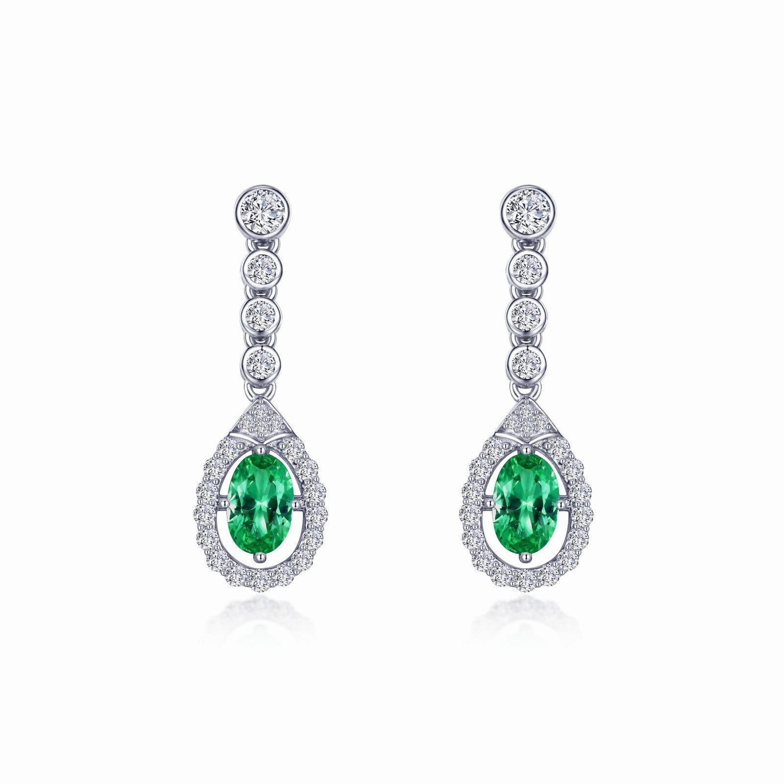 Lafonn Classic Emerald Earring E0579CEP00