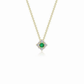 Lafonn Classic Emerald Necklace N0324CEG18