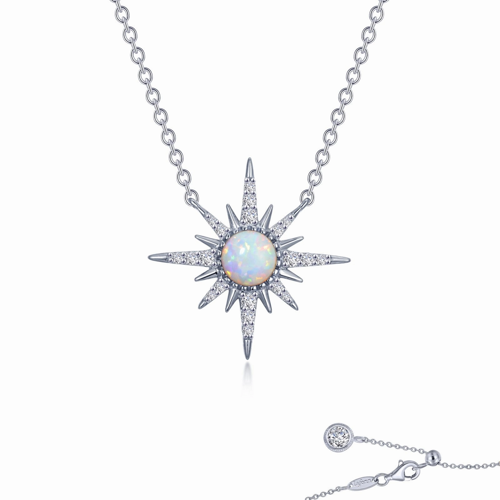 Lafonn Classic Opal Necklace N0248OPP20