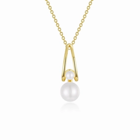 Lafonn Classic Pearl Necklace P0308PLG20