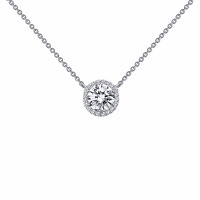 Lafonn Classic Round Diamond Necklace N0038CLP18