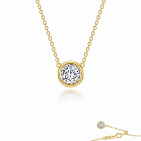 Lafonn Classic Round Diamond Necklace N0294CLG16