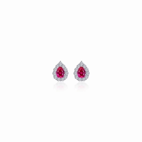 Lafonn Classic Ruby Earring E0597CRP00